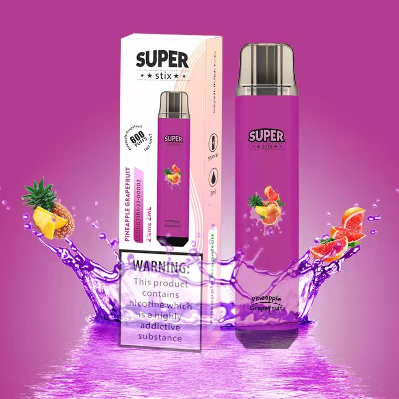 Super Stix Pineapple Grapefruit Disposable – Royal Vapes