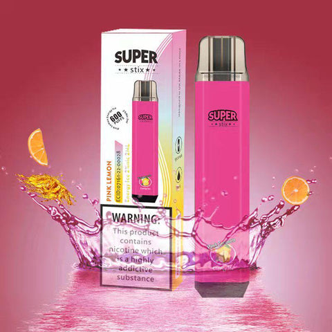 Super Stix Pink Lemon Energy Disposable 20mg