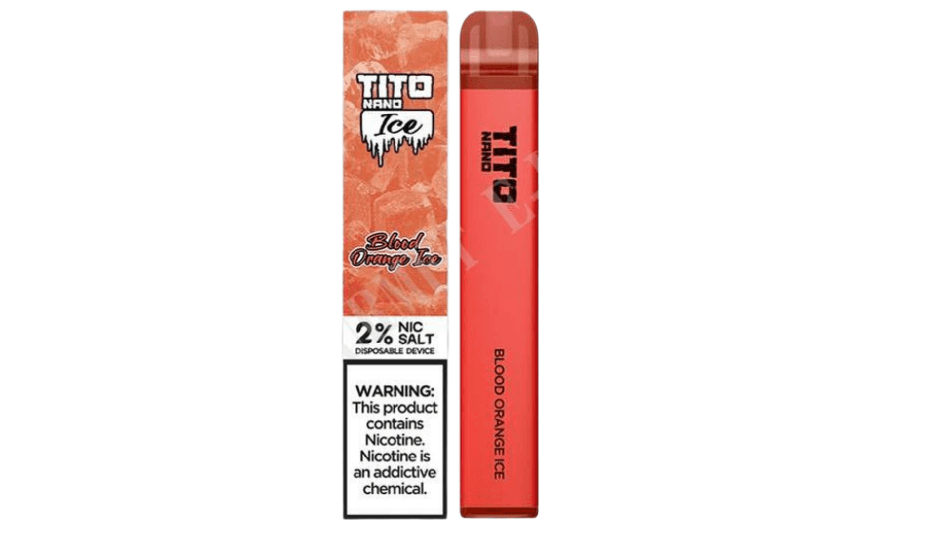 Tito Nano Ice Blood Orange Ice Disposable – Royal Vapes
