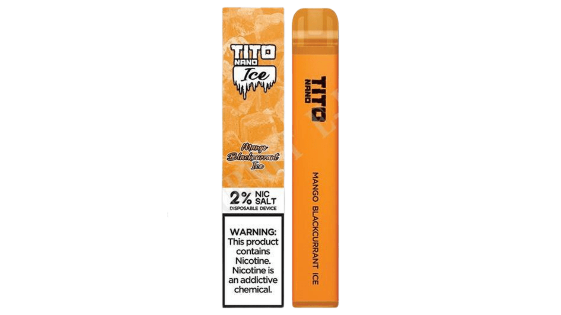 tito nano disposable vape Tito Nano Ice Mango Blackcurrant Ice Disposable – Royal Vapes