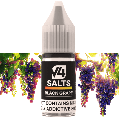 V4 Vapour Black Grape Nic Salt 10ml 10mg
