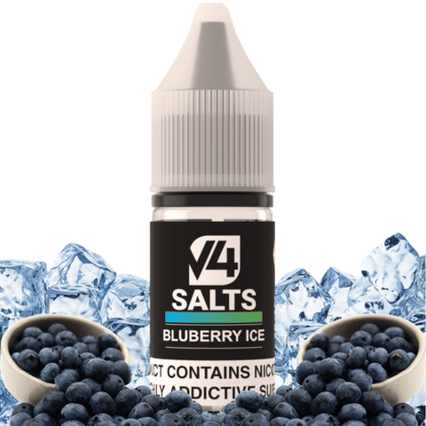 V4 Vapour Blueberry Ice Nic Salt 10ml 10mg