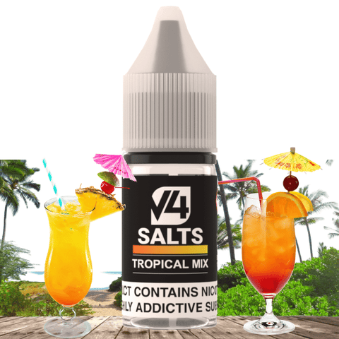 V4 Vapour Tropical Mix Nic Salt 10ml 10mg
