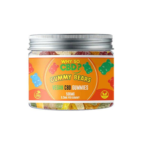 Why So CBD? Gummy Bears CBD Vegan Gummies 500mg