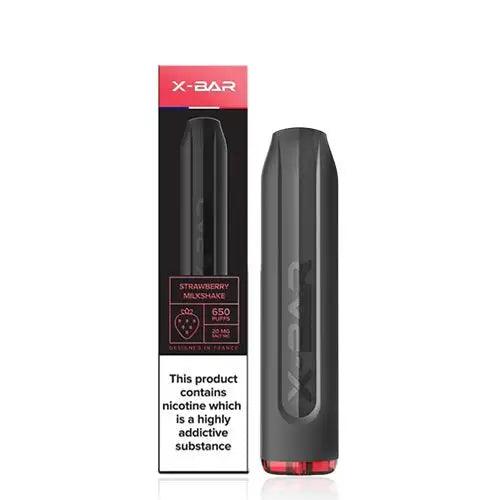 X Bar Disposable Strawberry Milkshake Disposable  Royal Vapes