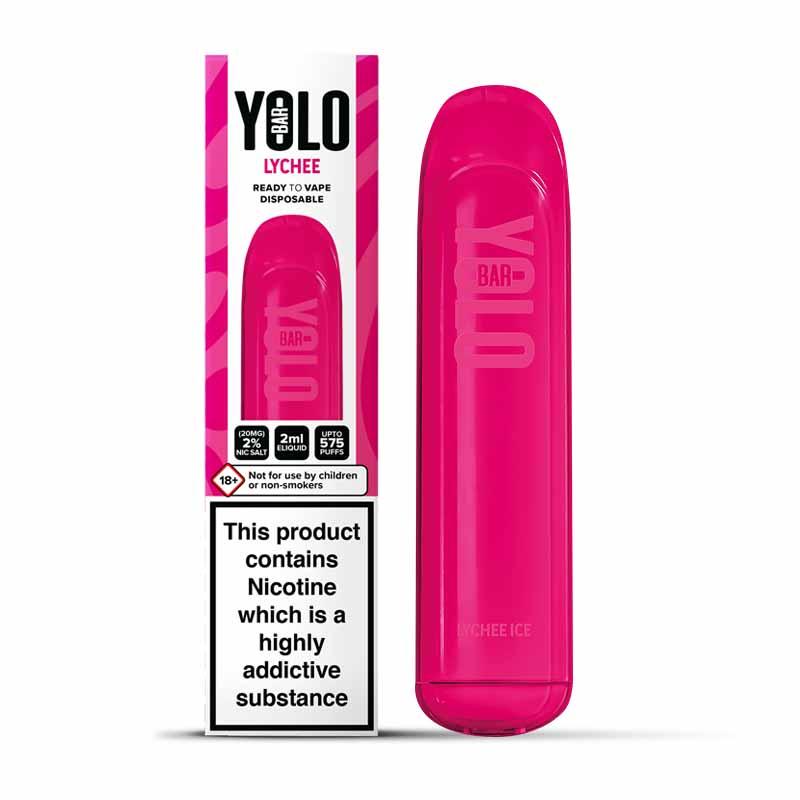YOLO BAR Lychee Ice Disposable – Royal Vapes