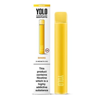 Yolo Bar M600 Banana Disposable  Royal Vapes