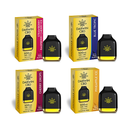 Darwin CBD Cube CBD+CBG Disposables Royal Vapes