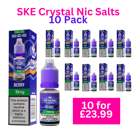 SKE Crystal Nic Salts V2 (10 Pack)