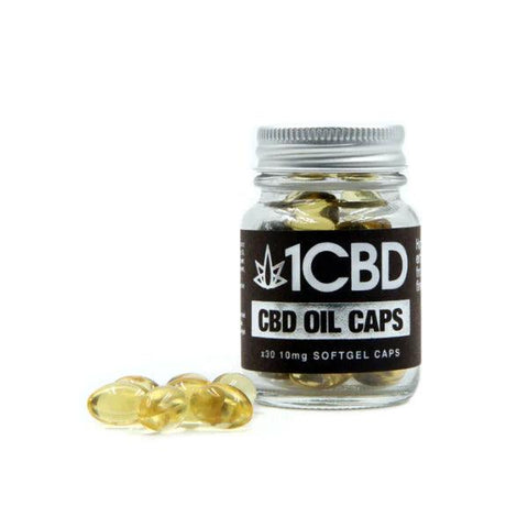 1CBD Soft Gel Capsules 10mg CBD (30 Capsules)