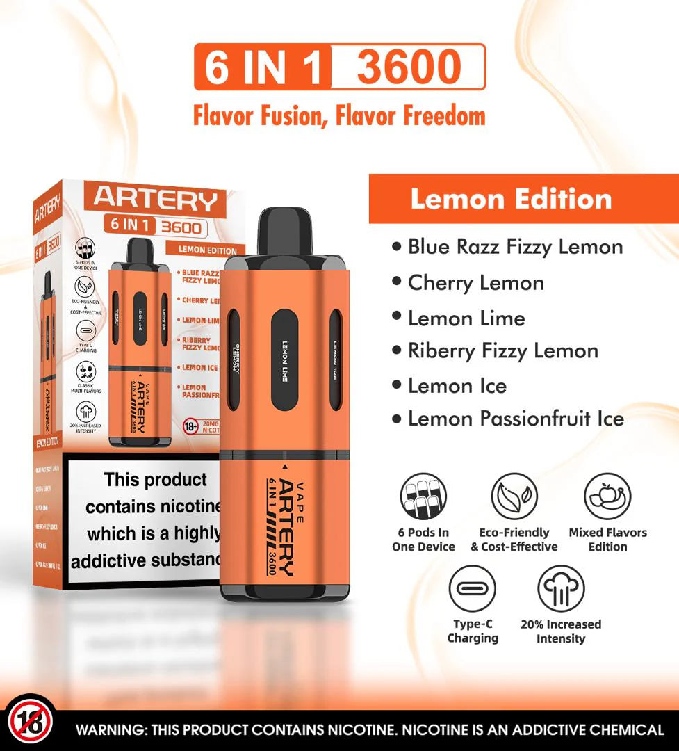 Artery 3600 6-in-1  Royal Vapes