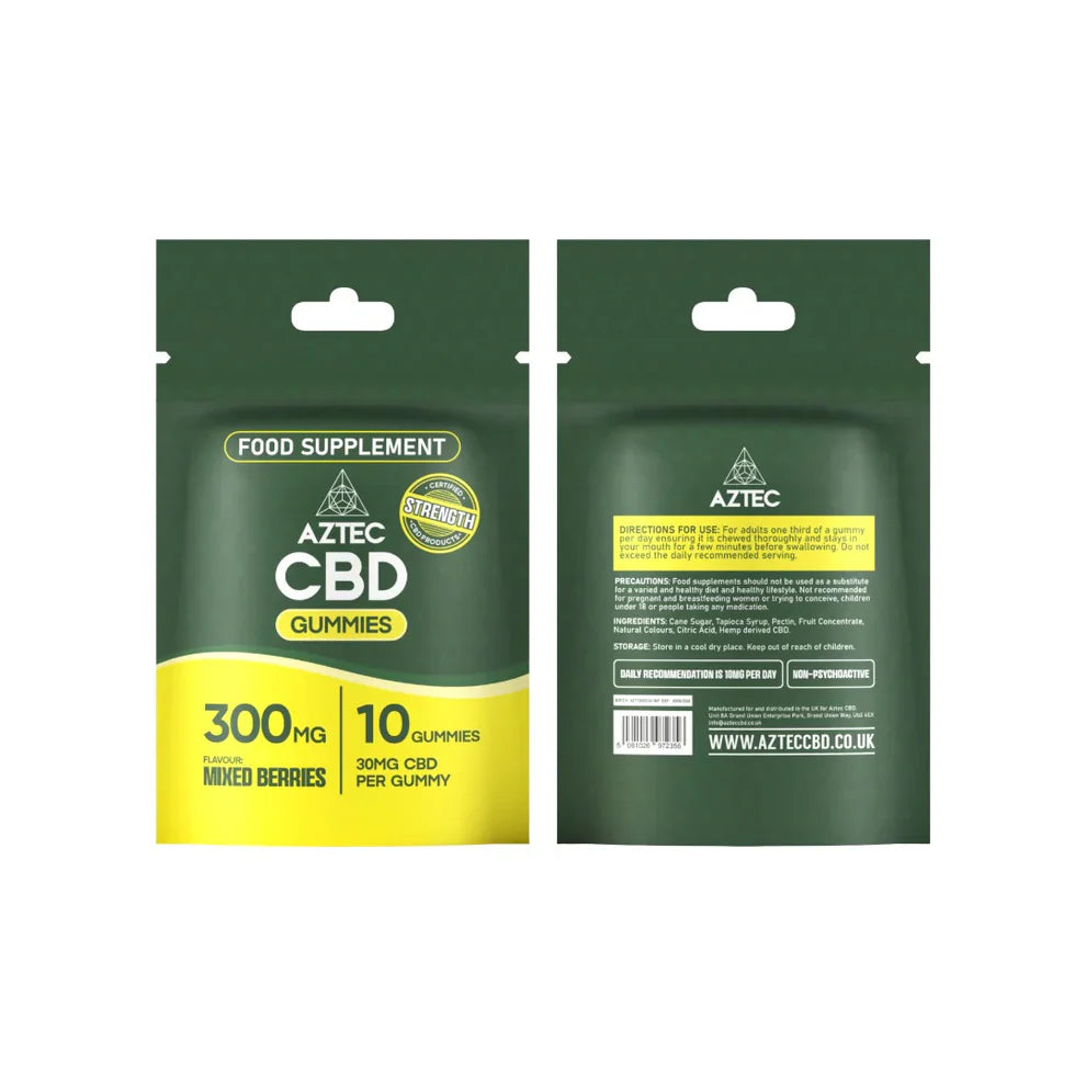 Aztec CBD Mixed Berries CBD Gummies – Royal Vapes