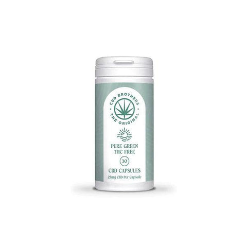 CBD Brothers Pure Green 750mg CBD Vegan Capsules (30 Caps)