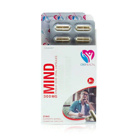 300mg CBD Oral Capsules 30 Caps - Mind