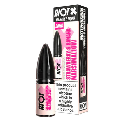 Strawberry & Banana  Marshmallow Nic Salt 10ml