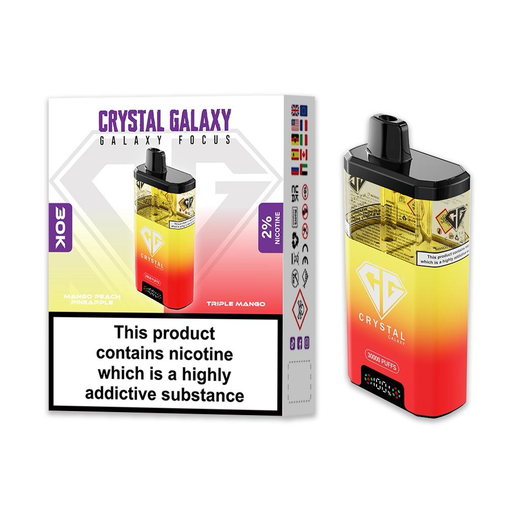 Crystal Galaxy Focus 30K 30000 Disposable Vape – Royal Vapes