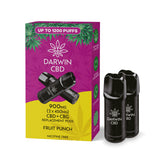 Darwin CBD 900mg CBD+CBG Prefilled Pods