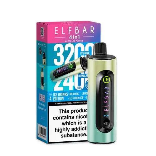 Elf Bar Ice Drinks Edition 4-in-1 Prefilled Pod Vape – Royal Vapes
