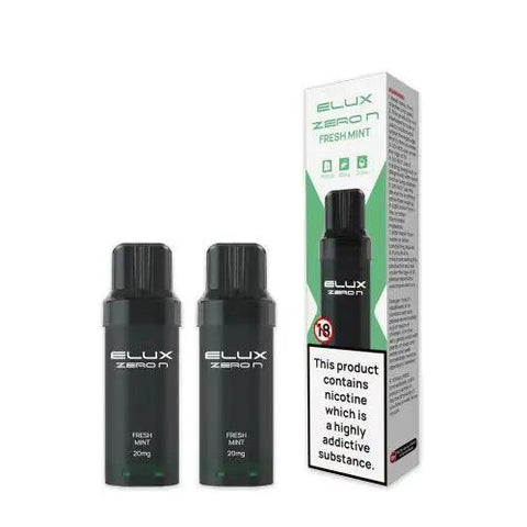 Elux Zero N Fresh Mint Prefilled Pods (2 Pack)