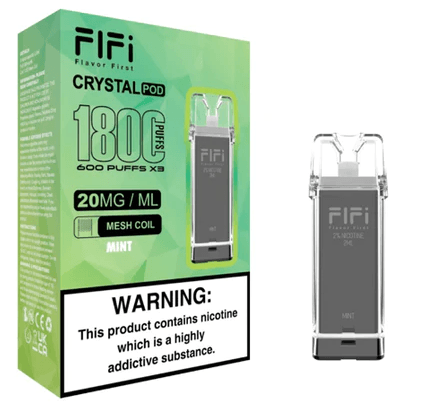 Fifi Crystal 600 Mint Prefilled Pods (3 Pack)