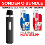 Sonder Q & 2 Bar Juice 5000 Nic Salts