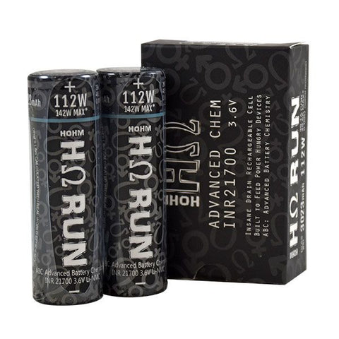 HOhm RUN  21700 3023mAh Batteries (Twin Pack)