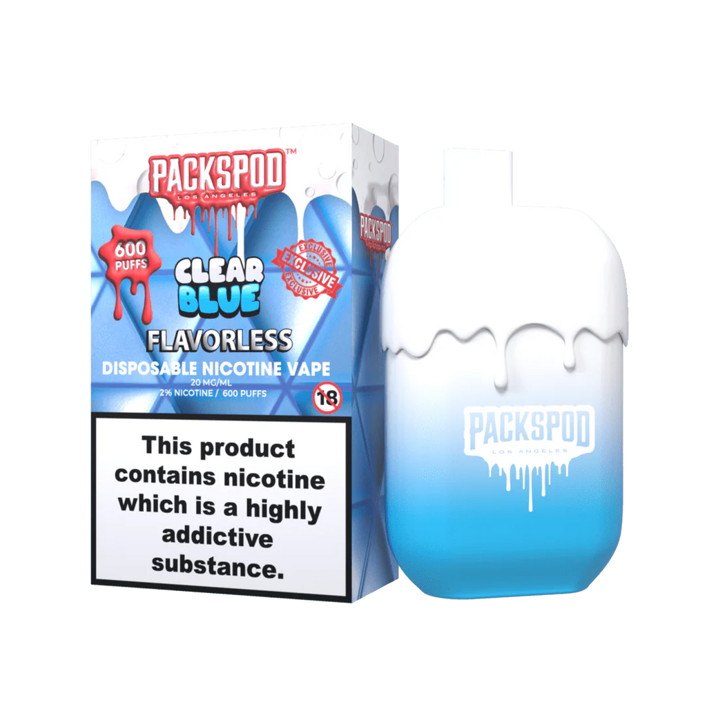 Packwoods Packspod Clear Blue Disposable Royal Vapes Packwoods Packspod Clear Blue Disposable Royal Vapes