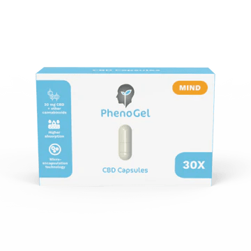 PhenoLife PhenoGel By PhenoLife Mind 600mg CBD Capsules (30pcs)