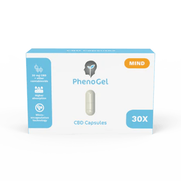 PhenoGel By PhenoLife Mind 600mg CBD Capsules (30pcs)