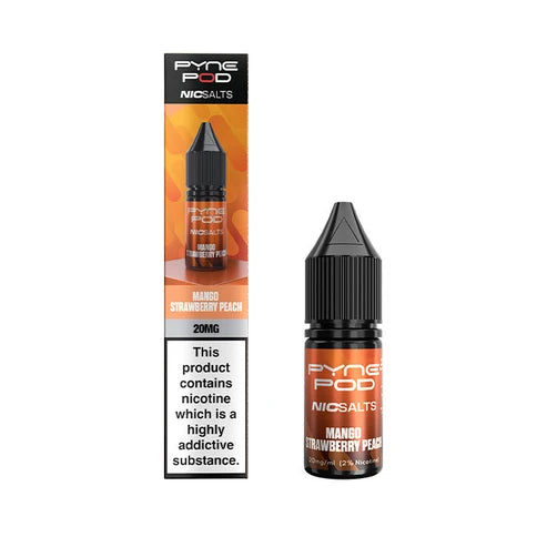 Pyne Pod Nic Salts Mango Strawberry Peach Nic Salt 10ml – Royal Vapes
