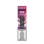 SKE Crystal 4in1 2400 Blueberry Sour Raspberry Prefilled Pods (4 Pack)