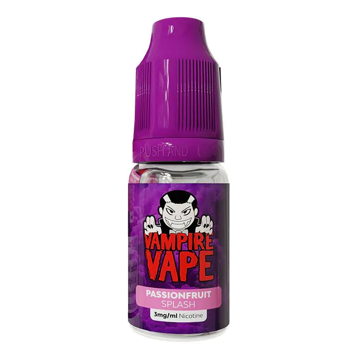 Vampire Vape Passionfruit Splash eLiquid 10ml – Royal Vapes