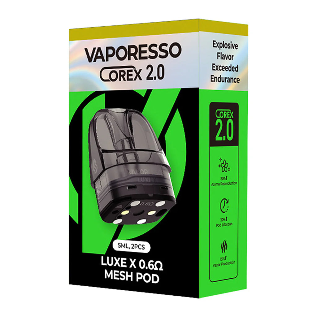 Vaporesso Luxe X COREX 2.0 2ML Pod Cartridge (2 Pack) Royal Vapes Vaporesso Luxe X COREX 2.0 2ML Pod Cartridge (2 Pack) Royal Vapes