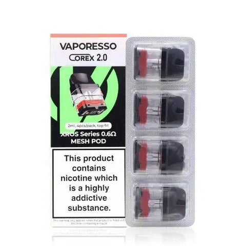 Vaporesso XROS COREX 2.0 Pod Cartridge (4 Pack) Royal Vapes Vaporesso XROS COREX 2.0 Pod Cartridge (4 Pack) Royal Vapes