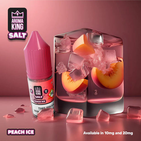 Aroma King Nic Salts Peach Ice Nic Salt 10ml 10mg