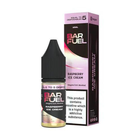 Bar Fuel Raspberry Ice Cream Nic Salt 10ml 10mg