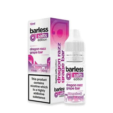 Barless Salts Dragon Razz Grape Nic Salt 10ml 5mg