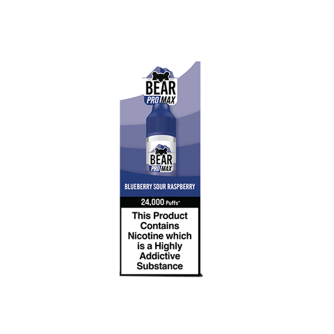 BEAR Pro MAX Blueberry Sour Raspberry Nic Salt 75ml