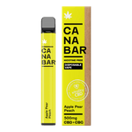 CANABAR Apple Pear Peach CBD Disposable Vape 500mg