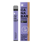 CANABAR Blackcurrant + Raspberry CBD Disposable Vape 500mg