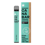 CANABAR Fresh Mint CBD Disposable Vape 500mg