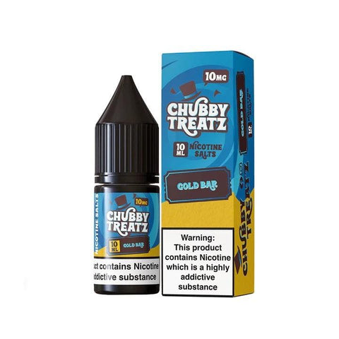 Chubby Treatz Gold Bar Nic Salt 10ml 10mg