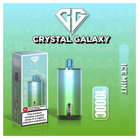 Crystal Galaxy Blueberry Bubblegum 10000 Disposable 0mg