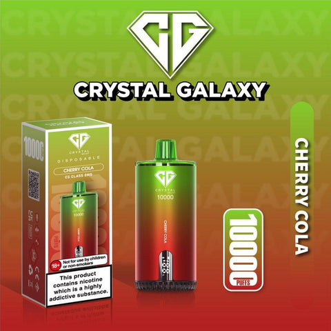 Crystal Galaxy Cherry Cola 10000 Disposable 0mg