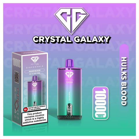 Crystal Galaxy Hulks Blood 10000 Disposable 0mg