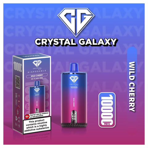Crystal Galaxy Wild Cherry 10000 Disposable 0mg