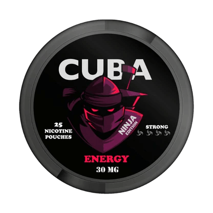 CUBA Ninja Energy Nicotine Pouches 25mg