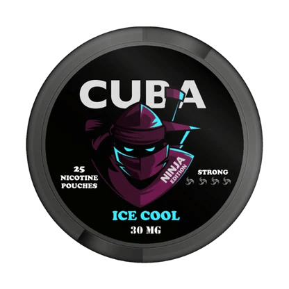 CUBA Ninja Ice Cool Nicotine Pouches 25mg