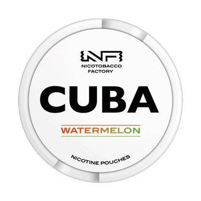 CUBA White Watermelon Nicotine Pouches 16mg