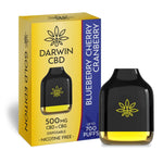 Darwin CBD Blueberry Cherry Cranberry CBD+CBG Disposable 500mg